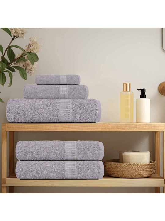 Kylpypyyhkeet 10 kpl frogn harmaa 100x150 cm 100% puuvilla