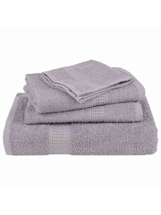 Kylpypyyhkeet 10 kpl frogn harmaa 100x150 cm 100% puuvilla