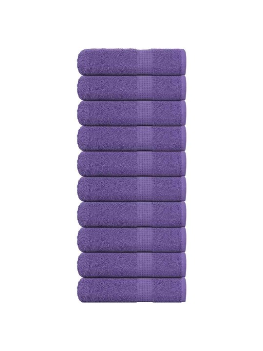 Kylpypyyhkeet 10 kpl frogn purppura 100x150 cm 100% puuvilla