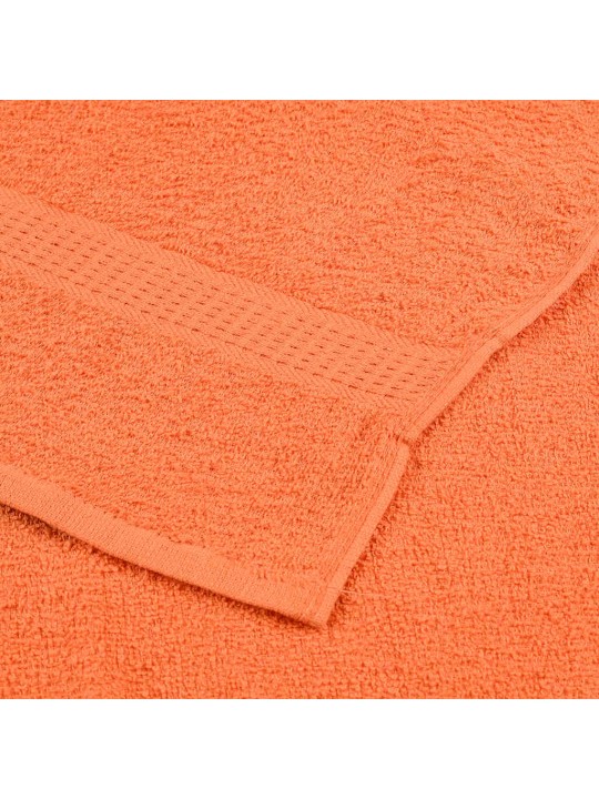 Käsipyyhkeet 10 kpl frogn oranssi 50x100 cm 100% puuvilla