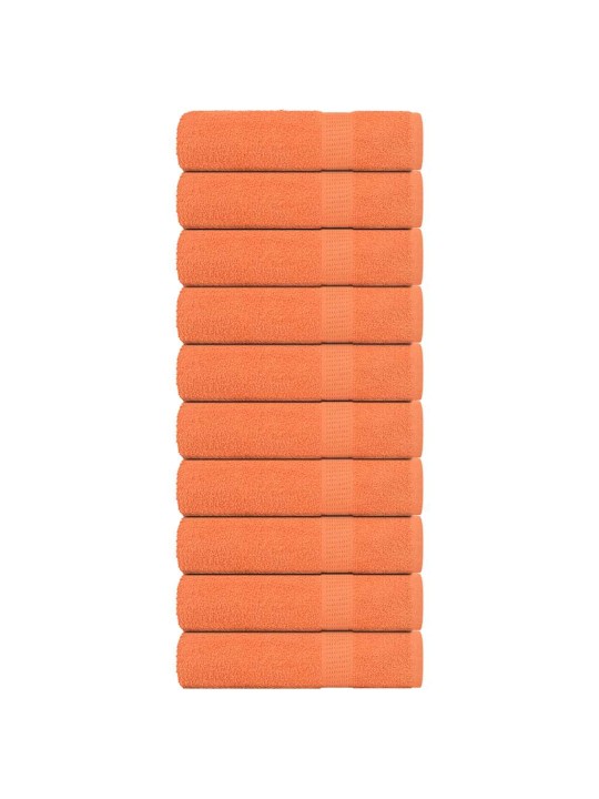 Suihkupyyhkeet 10 kpl frogn oranssi 70x140 cm 100% puuvilla
