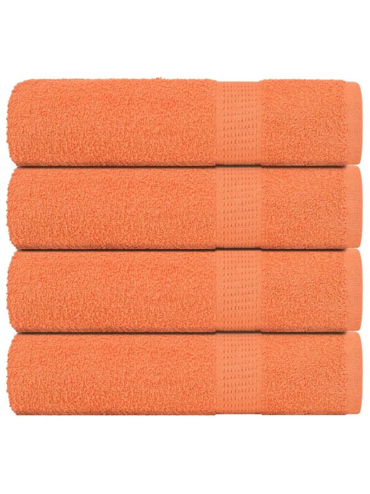 Kylpypyyhkeet 4 kpl frogn oranssi 100x150 cm 100% puuvilla