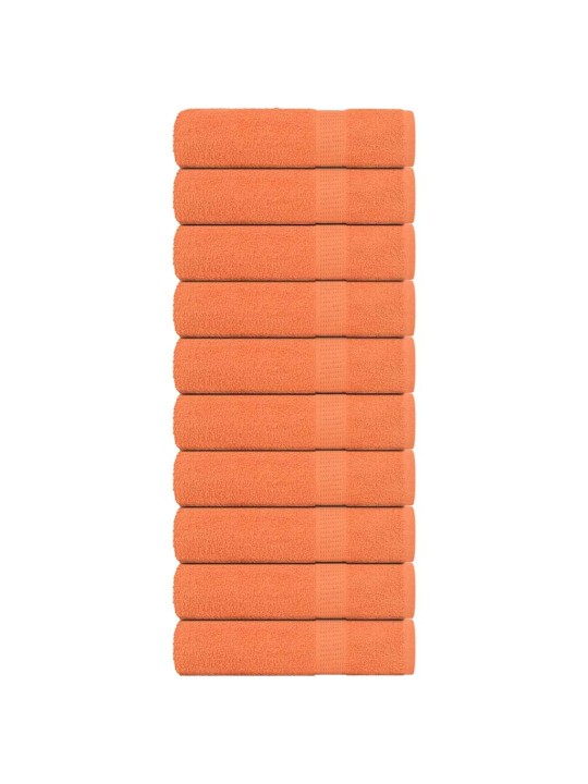 Kylpypyyhkeet 10 kpl frogn oranssi 100x150 cm 100% puuvilla