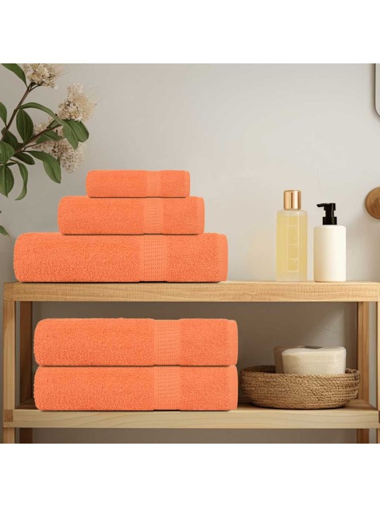 Pyyhkeet 2 kpl frogn oranssi 100x200 cm 100% puuvilla