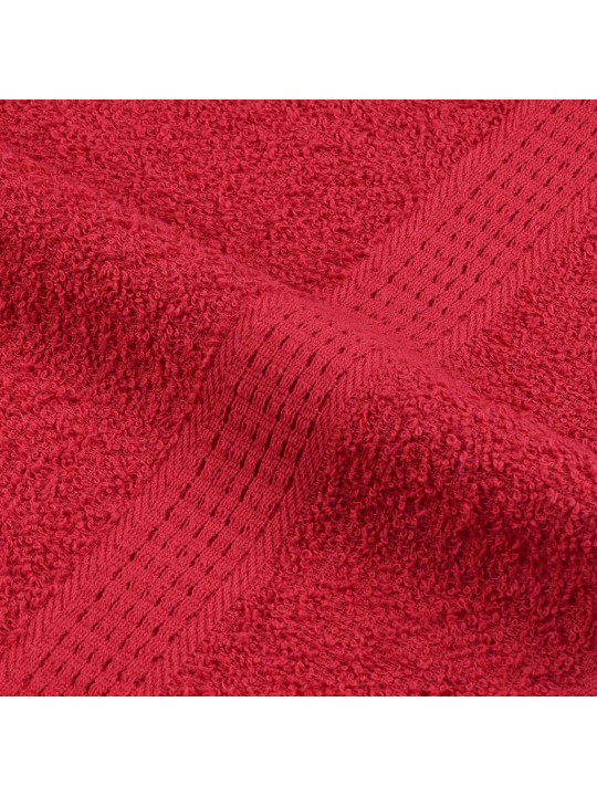 Kylpypyyhkeet 10 kpl frogn punainen 100x150 cm 100% puuvilla