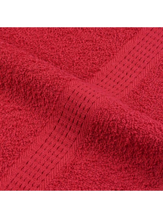 Pyyhkeet 2 kpl frogn punainen 100x200 cm 100% puuvilla
