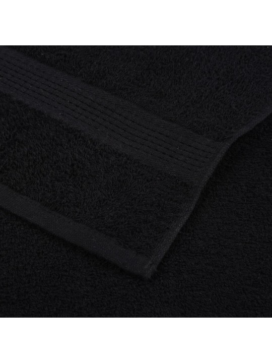 Kylpypyyhkeet 2 kpl frogn musta 100x150 cm 100% puuvilla