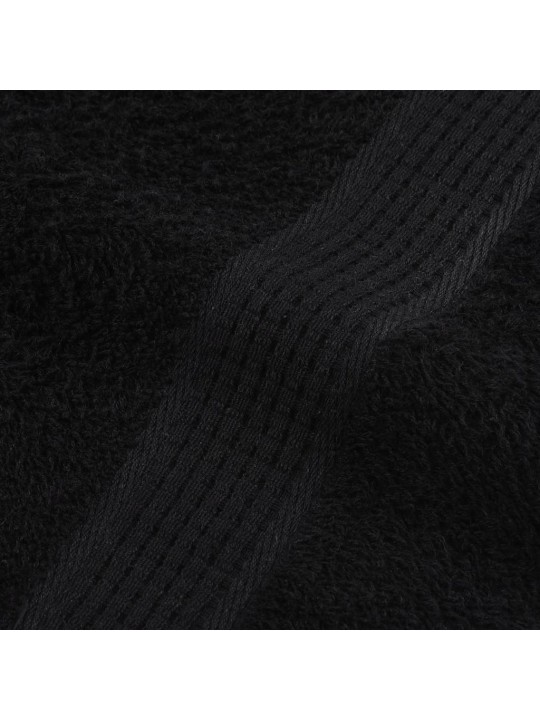 Kylpypyyhkeet 2 kpl frogn musta 100x150 cm 100% puuvilla