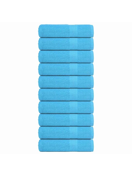 Kylpypyyhkeet 10 kpl frogn turkoosi 100x150 cm 100% puuvilla