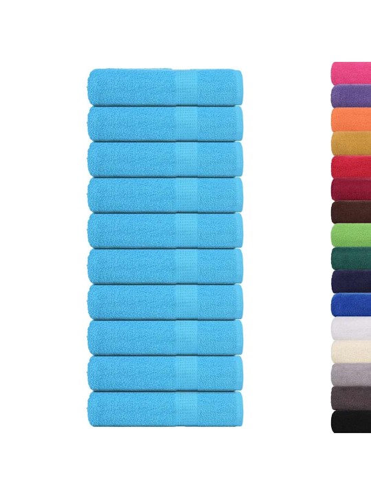 Kylpypyyhkeet 10 kpl frogn turkoosi 100x150 cm 100% puuvilla
