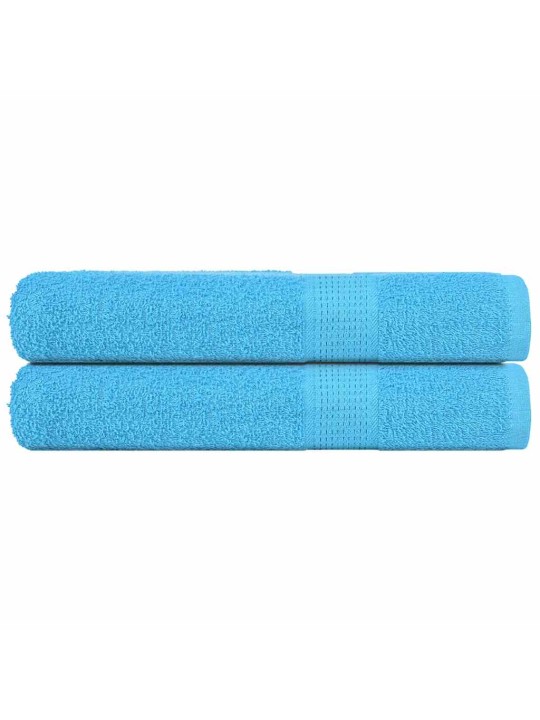 Saunapyyhkeet 2 kpl frogn turkoosi 80x200 cm 100% puuvilla