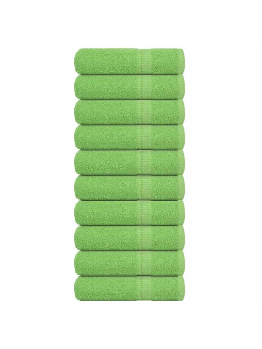 Suihkupyyhkeet 10 kpl frogn omenanvihreä 70x140cm 100% puuvilla