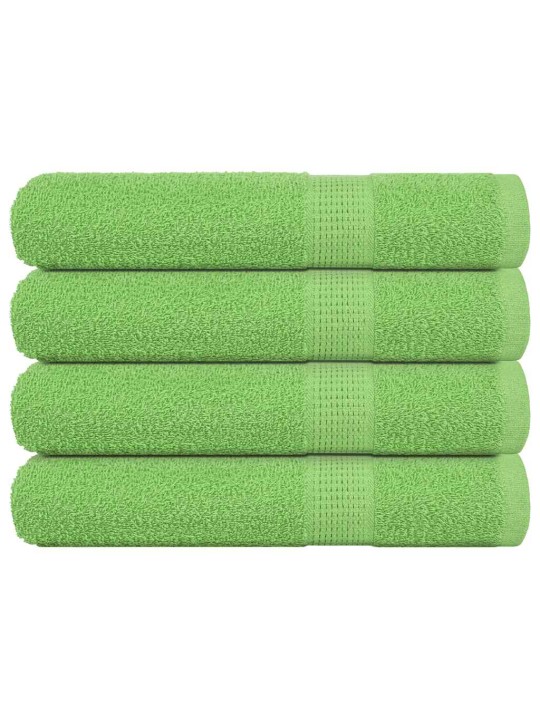Saunapyyhkeet 4 kpl frogn omenanvihreä 80x200 cm 100% puuvilla
