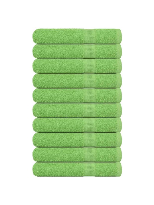 Saunapyyhkeet 10 kpl frogn omenanvihreä 80x200 cm 100% puuvilla