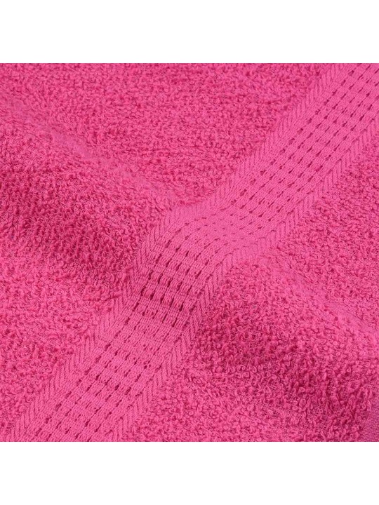 Käsipyyhkeet 10 kpl frogn pinkki 50x100 cm 100% puuvilla