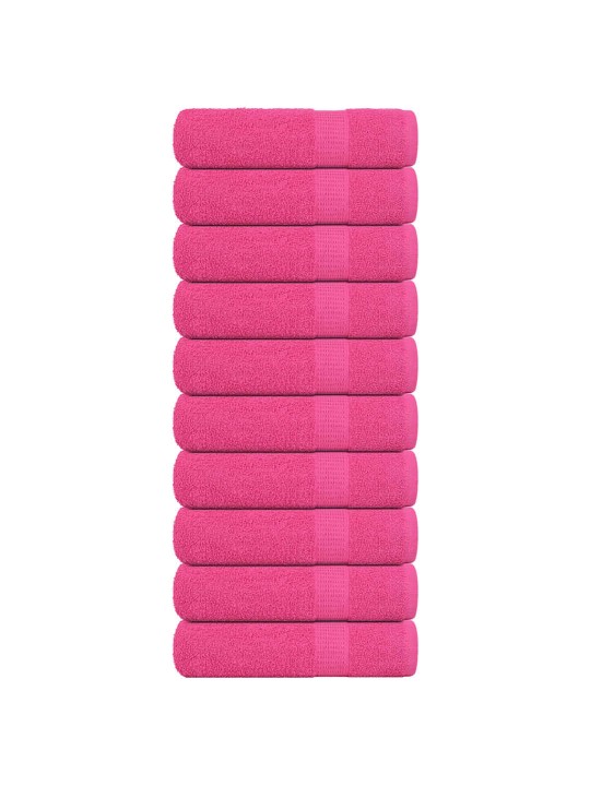 Kylpypyyhkeet 10 kpl frogn pinkki 100x150 cm 100% puuvilla