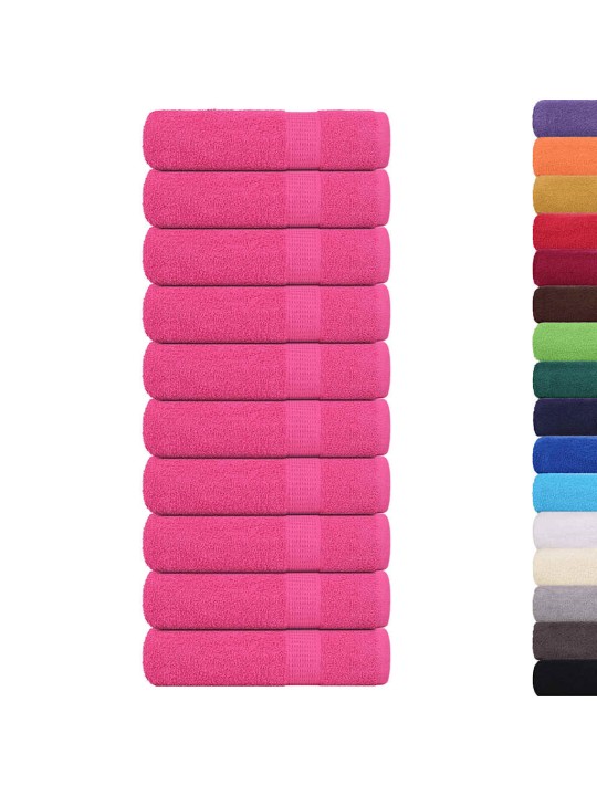 Kylpypyyhkeet 10 kpl frogn pinkki 100x150 cm 100% puuvilla