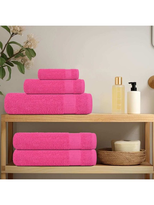 Kylpypyyhkeet 10 kpl frogn pinkki 100x150 cm 100% puuvilla
