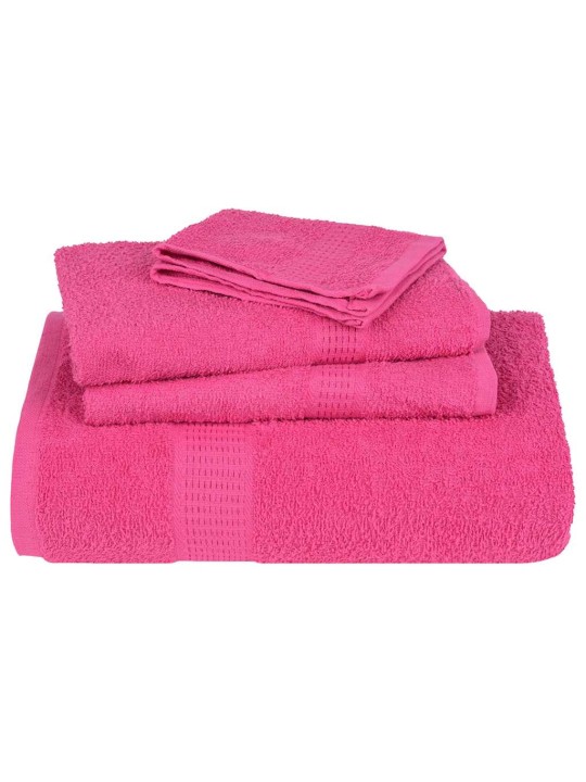 Kylpypyyhkeet 10 kpl frogn pinkki 100x150 cm 100% puuvilla