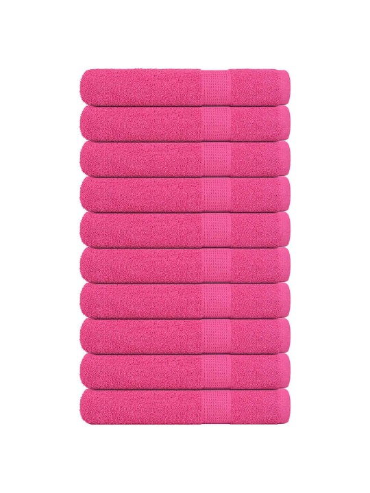 Pyyhkeet 10 kpl frogn pinkki 100x200 cm 100% puuvilla