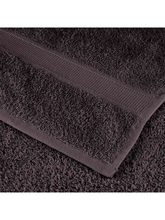 6-osainen pyyhesarja antrasiittia 360 gsm 100 % puuvillaa