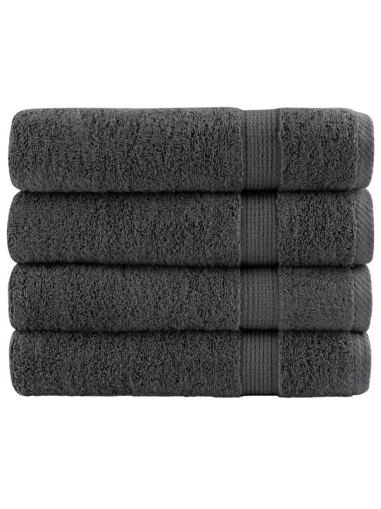 Premium pyyhkeet solund 4 kpl antras. 70x140 cm 600 gsm