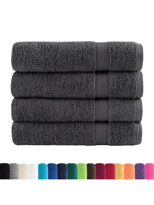 Premium pyyhkeet solund 4 kpl antras. 70x140 cm 600 gsm