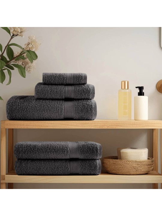 Premium pyyhkeet solund 4 kpl antras. 70x140 cm 600 gsm