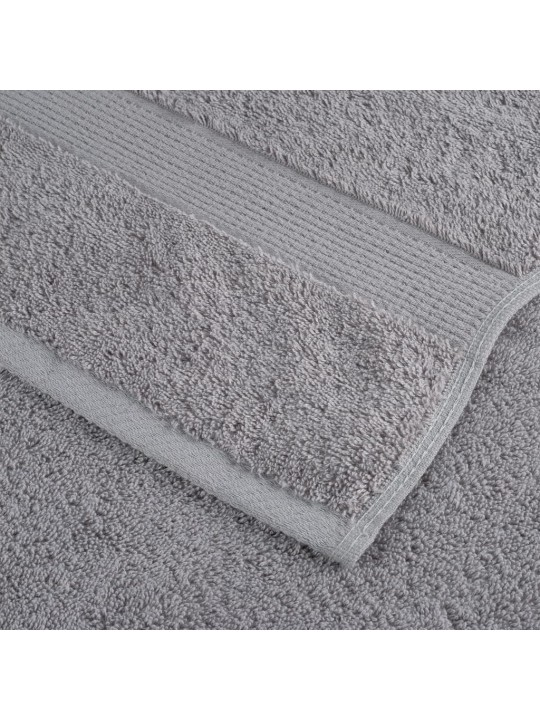 Premium pyyhkeet solund 10 kpl harmaa 70x140 cm 600 gsm