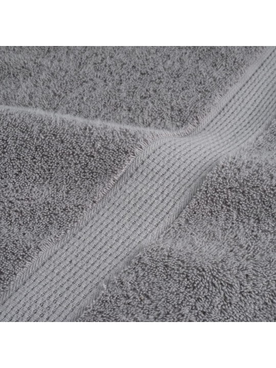Premium pyyhkeet solund 2 kpl harmaa 100x150 cm 600 gsm