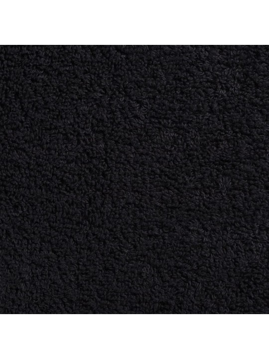 Premium pyyhkeet solund 10 kpl musta 50x100 cm 600 gsm