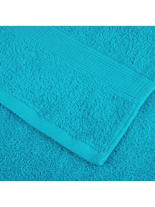 Premium pyyhkeet solund 4 kpl turkoosi 70x140 cm 600 gsm