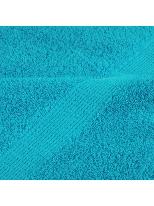 Premium pyyhkeet solund 4 kpl turkoosi 70x140 cm 600 gsm