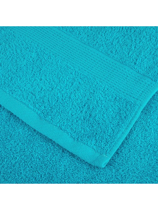 Premium pyyhkeet solund 2 kpl turkoosi 100x200 cm 600 gsm