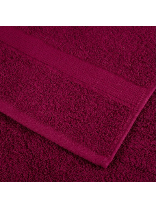 Premium pyyhkeet 8-osaa solund viininpunainen 600 gsm
