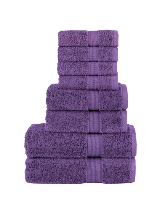 Premium pyyhkeet 8-osaa solund violetti 600 gsm
