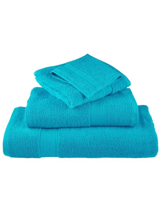 Premium pyyhkeet 8-osaa solund turkoosi 600 gsm