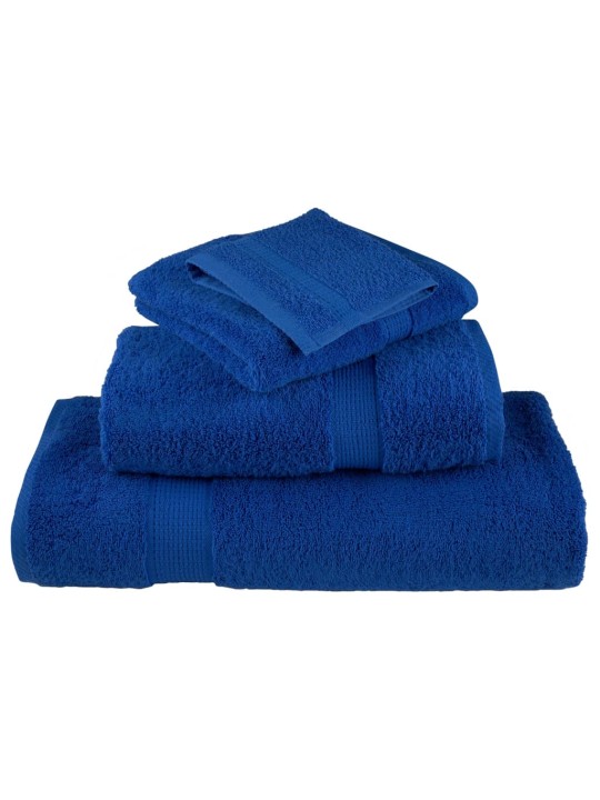 Premium pyyhkeet 12-osaa solund sininen 600 gsm
