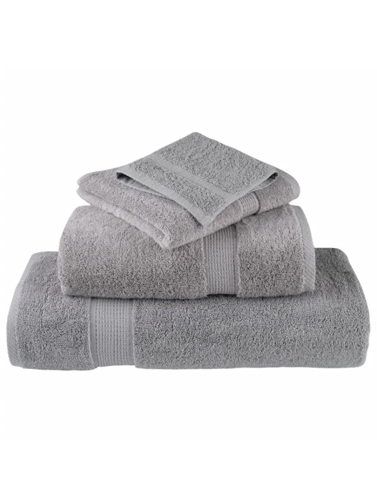 Premium pyyhkeet 12-osaa solund harmaa 600 gsm