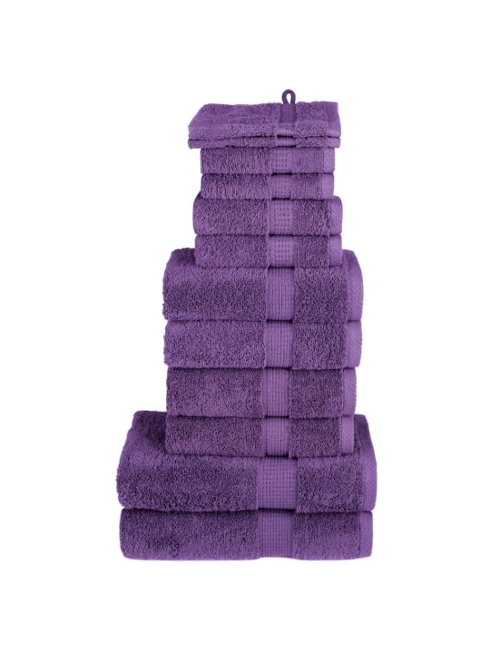 Premium pyyhkeet 12-osaa solund violetti 600 gsm
