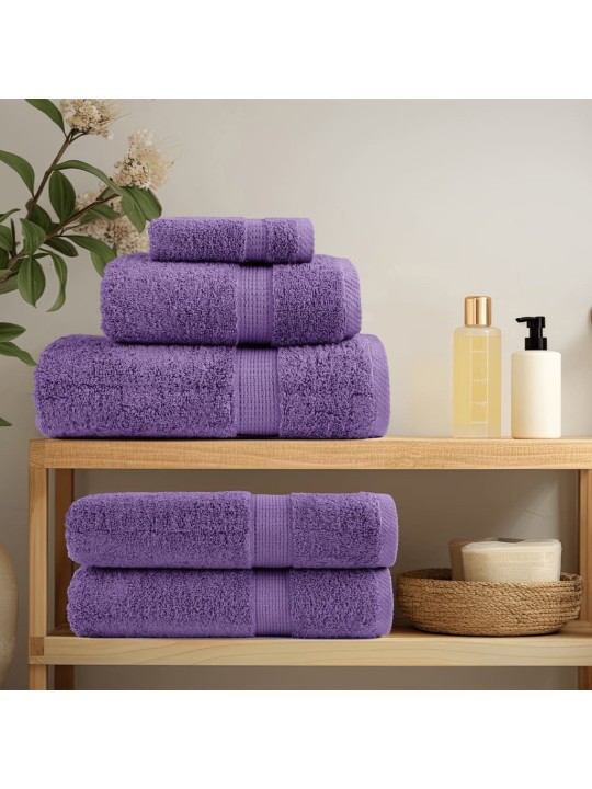Premium pyyhkeet 12-osaa solund violetti 600 gsm