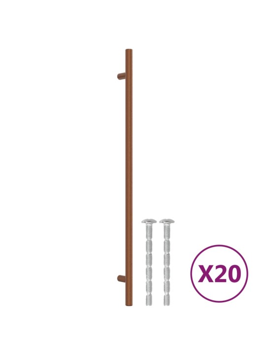 Kaapin kahvat 20 kpl pronssi 320 mm ruostumaton teräs