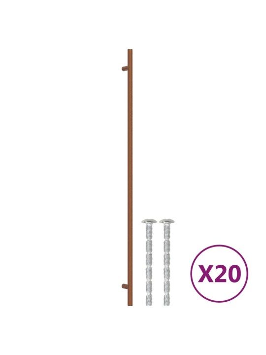 Kaapin kahvat 20 kpl pronssi 480 mm ruostumaton teräs