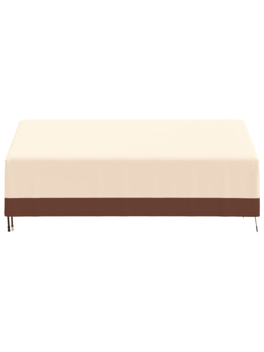 3-istuttava Penkinsuoja beige 204x86x48/73 cm 600D Oxford