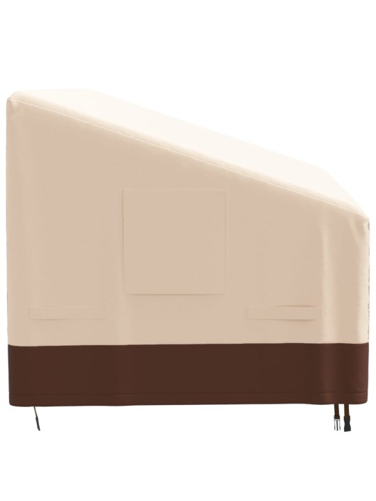 3-istuttava Penkinsuoja beige 204x86x48/73 cm 600D Oxford