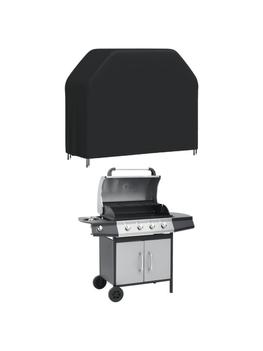 Ulkogrillin suojus 147x61x112 cm musta 420D Oxford