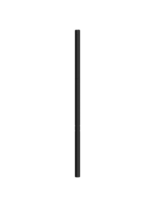 Metallinen sängynpääty musta 140 cm