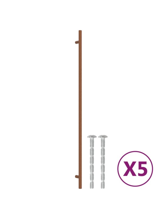 Kaapin kahvat 5 kpl pronssi 480 mm ruostumaton teräs