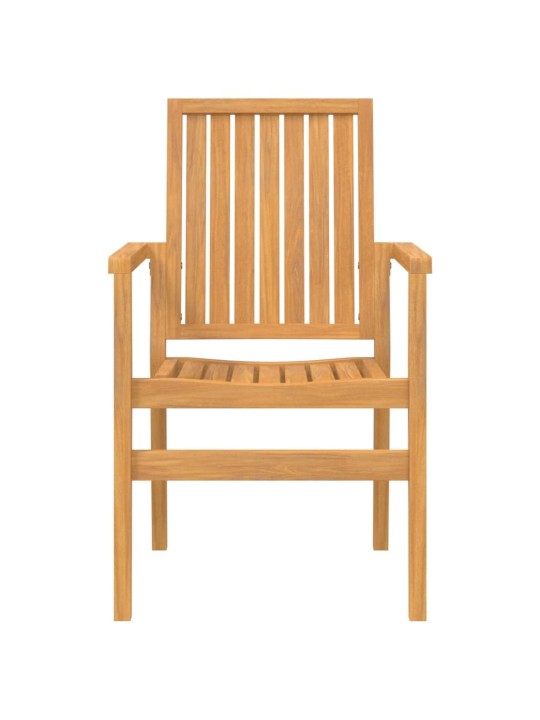 Pinottavat puutarhatuolit 8 kpl 56,5x57,5x91 täysi tiikki