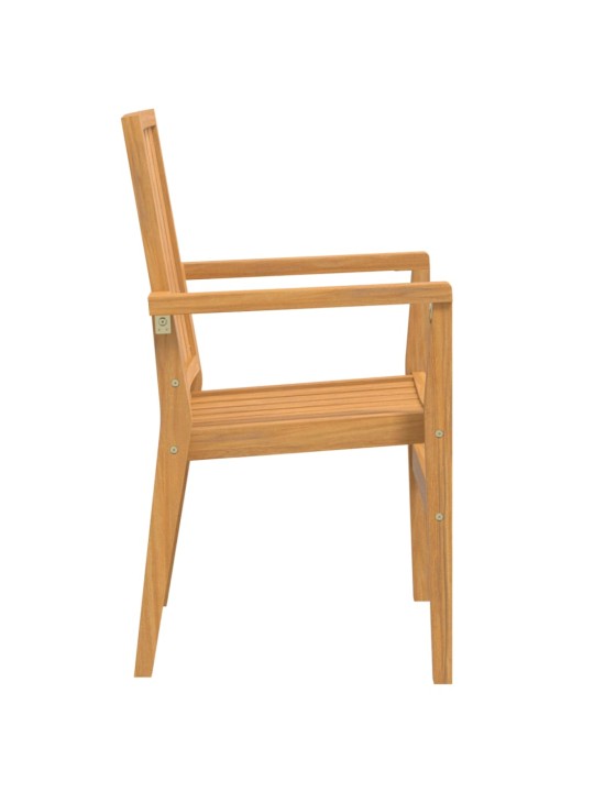 Pinottavat puutarhatuolit 8 kpl 56,5x57,5x91 täysi tiikki